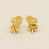 Cute Sheep Studs, Animal Earrings, 18k Gold Earrings, Sterling Silver Studs, Diamond Sheep Studs, Beautiful Earrings for Girls