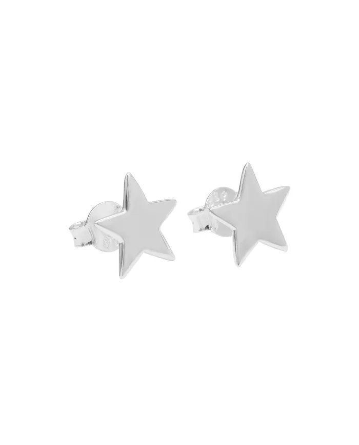 Star Studs Handmade Sterling Silver for Women Minimalist Jewelry