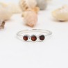 Garnet Ring, Sterling Silver Ring, Engagement Ring, January Birthstone, Promise Ring, Gold Ring, Handmade Ring, Statement Ring