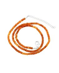 Rainbow Moonstone & Garnet Pendant – 925 Sterling Silver Handmade Jewelry