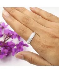 Swarovski Crystal Spinner Ring - Handmade Sterling Silver Gemstone Jewelry