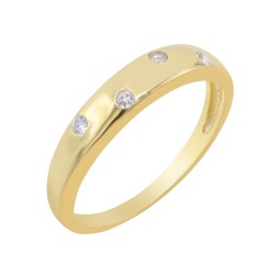 Diamond Ring, Engagement Ring, Space Diamond Ring, Eternity Ring, Gold Wedding Band, Dainty Promise Ring, Girls Engagement Ring