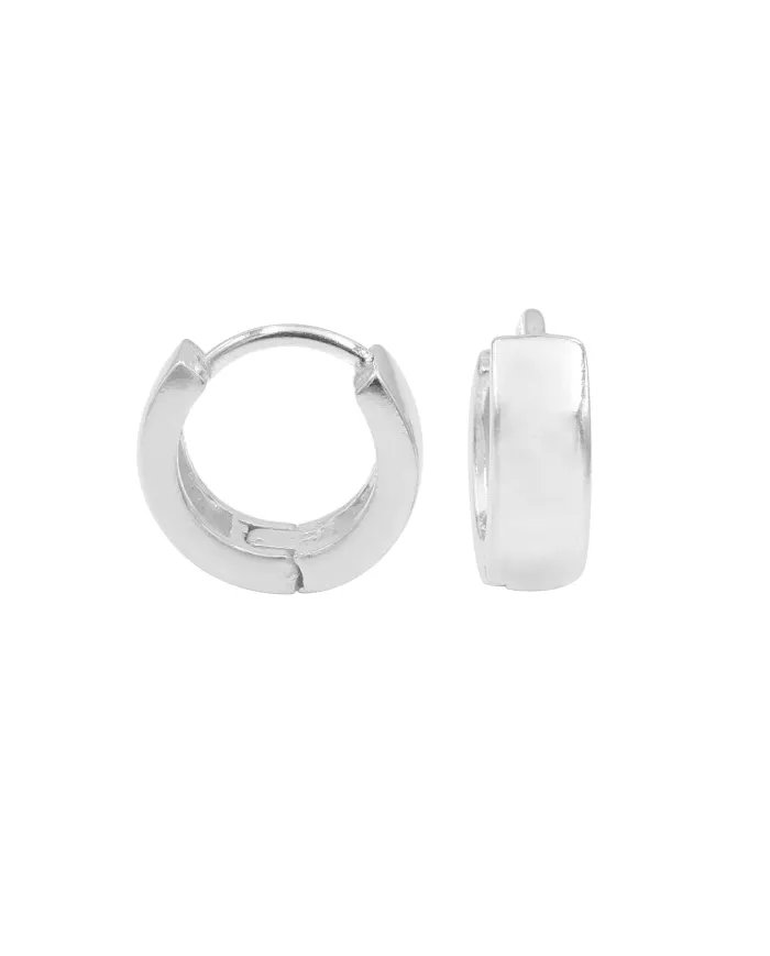 Handmade Hoop Earrings - 925 Sterling Silver Jewelry