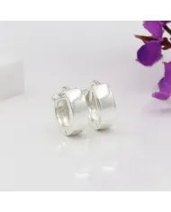 Handmade Hoop Earrings - 925 Sterling Silver Jewelry