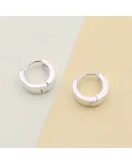 Handmade Hoop Earrings - 925 Sterling Silver Jewelry