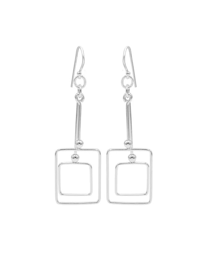 Silver Dangle Earrings - 925 Sterling Silver Jewelry for Her