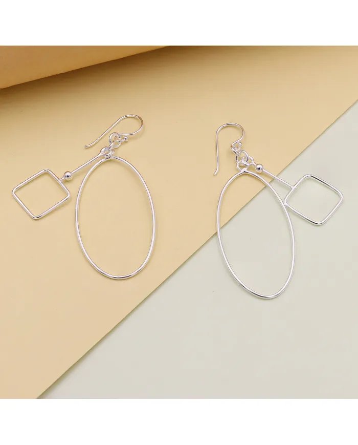 925 Sterling Silver Dangle Earrings - Silver Jewelry for Women