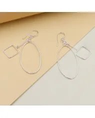 925 Sterling Silver Dangle Earrings - Silver Jewelry for Women