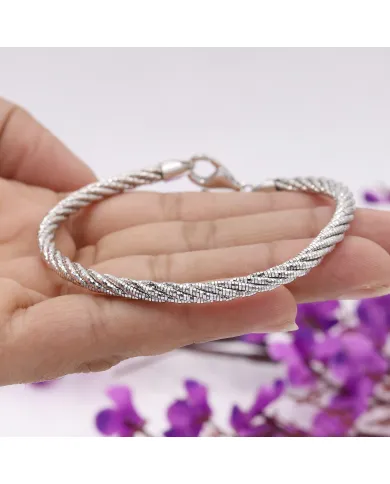 Unisex Silver Bracelet - Genuine 925 Sterling Silver Jewelry for Everyday Wear