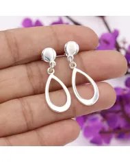 Personalized Silver Earrings 925 Sterling Silver Handmade Jewelry
