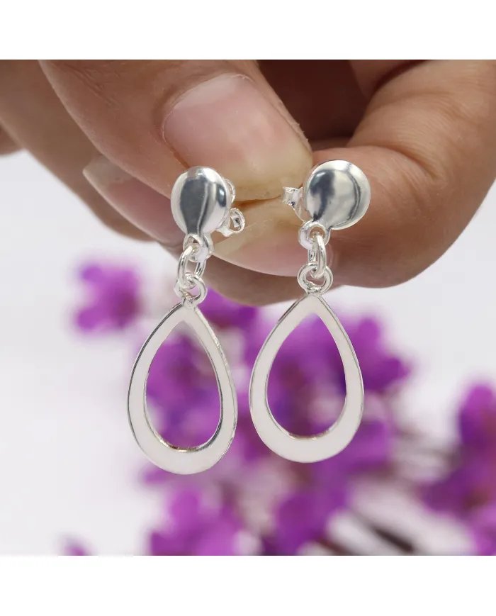 Personalized Silver Earrings 925 Sterling Silver Handmade Jewelry