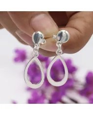 Personalized Silver Earrings 925 Sterling Silver Handmade Jewelry