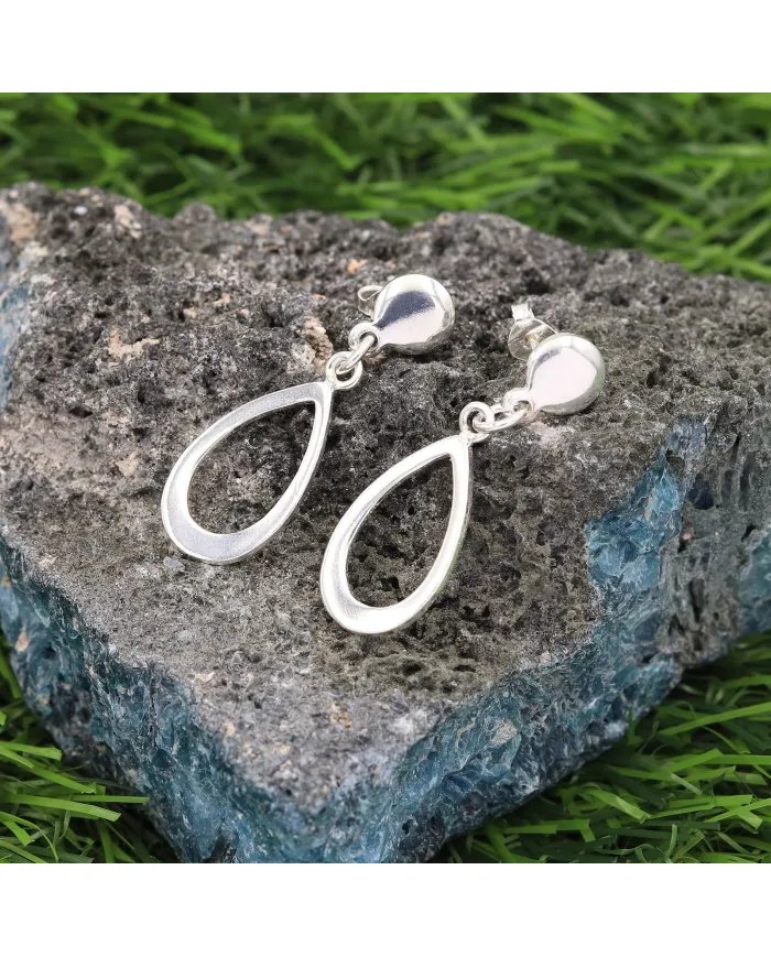 Personalized Silver Earrings 925 Sterling Silver Handmade Jewelry