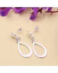 Personalized Silver Earrings 925 Sterling Silver Handmade Jewelry