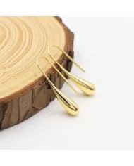 Handmade Water Drop Earrings – Gold Plated 925 Silver Dainty Jewelry