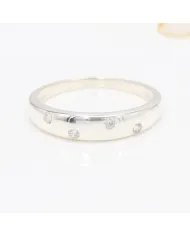 Sprinkler Diamond 925 Sterling Silver Handmade Ring