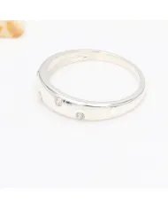 Sprinkler Diamond 925 Sterling Silver Handmade Ring