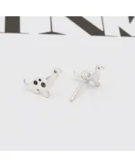 Swarovski Crystal Dinosaur Stud Earrings | 925 Sterling Silver Jewelry
