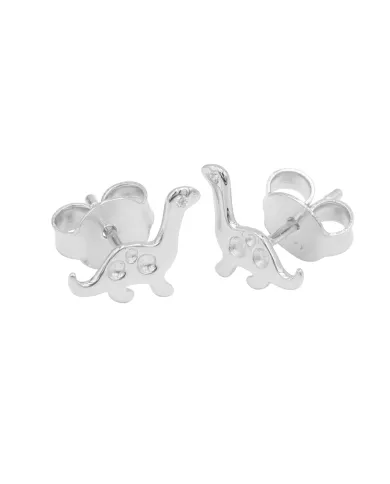 Swarovski Crystal Dinosaur Stud Earrings | 925 Sterling Silver Jewelry