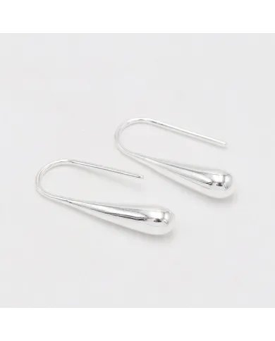 Handmade Water Drop Earrings – 925 Sterling Silver Dainty Jewelry