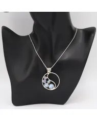 Rainbow Moonstone Pendant - 925 Sterling Silver Minimalist Necklace