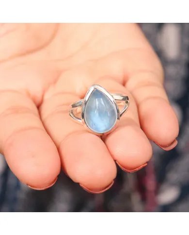 Rainbow Moonstone Ring – Handmade 925 Sterling Silver June Jewelry