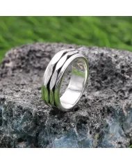 925 Sterling Silver Spinner Ring – Fidget & Anxiety Jewelry