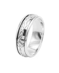 925 Sterling Silver Spinner Ring - Fidget & Anxiety Minimalist Jewelry
