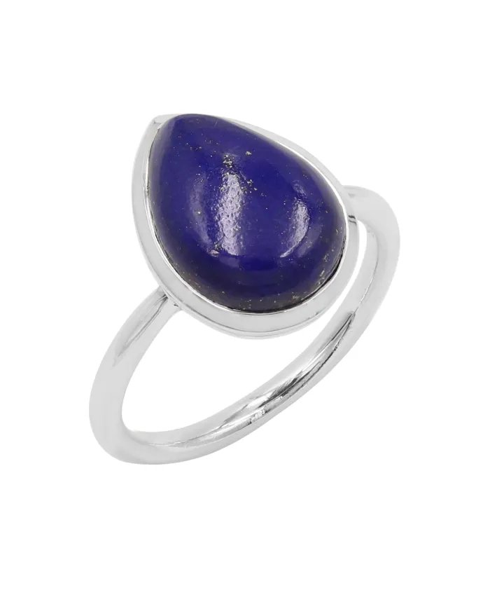 Lapis Lazuli Ring - Sterling Silver Handmade Ring Statement Ring Enhance Beauty Ring Dainty Ring for Women