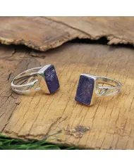 Raw Tanzanite Ring – 925 Sterling Silver Handmade Gemstone Jewelry