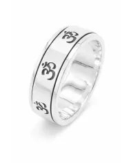 925 Sterling Silver Heart Spinner Ring - Handmade Anxiety & Fidget