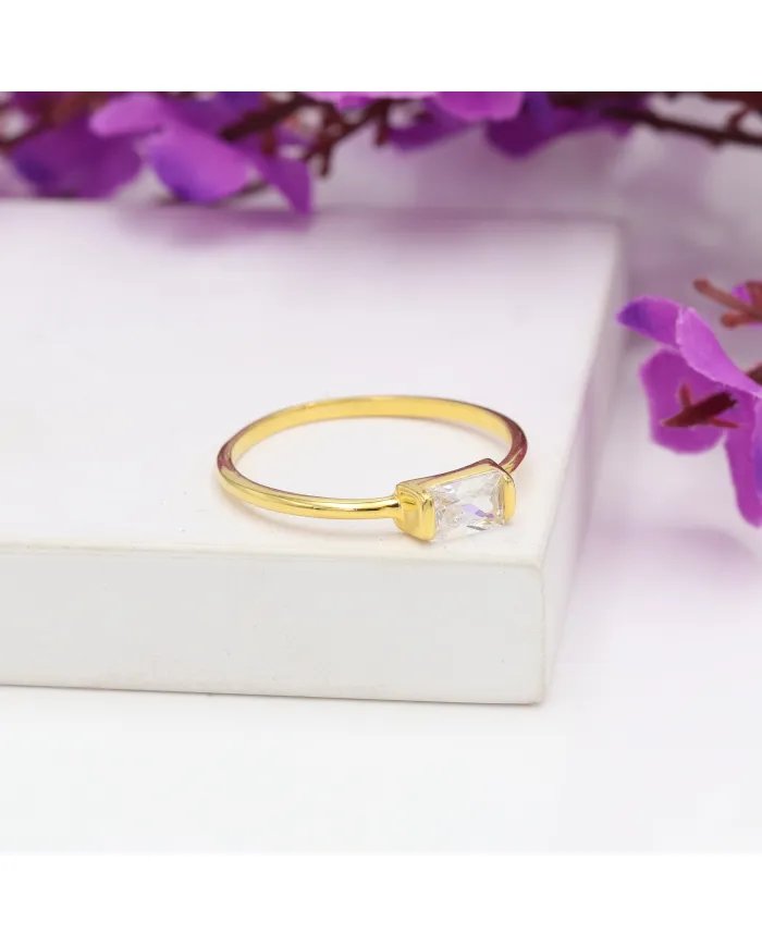 Swarovski Crystal Ring - 925 Sterling Silver Handmade Gemstone Jewelry