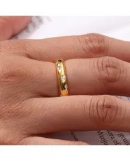 Swarovski Crystal Dot Ring - 925 Sterling Silver Gold Plated Jewelry