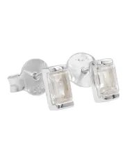 Peridot Stud Earrings - 925 Sterling Silver Jewelry