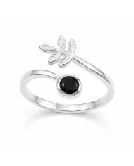 Emerald Gemstone Ring - 925 Sterling Silver Handmade Modern Jewelry