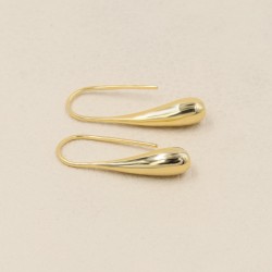 Waterdrop Earrings, Gold Hook Earrings, Dainty Small Earrings, Tear Drop Earrings, Women's Earrings, Elegant Silver Earrings