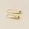 Waterdrop Earrings, Gold Hook Earrings, Dainty Small Earrings, Tear Drop Earrings, Women's Earrings, Elegant Silver Earrings