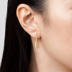 Waterdrop Earrings, Gold Hook Earrings, Dainty Small Earrings, Tear Drop Earrings, Women's Earrings, Elegant Silver Earrings