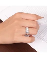 7 Chakra Spinner Ring – 925 Silver Fidget, Meditation & Anxiety Jewelry