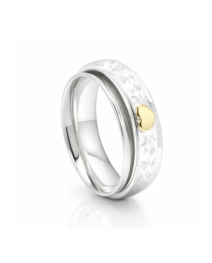 Calming Spinner Ring in 925 Sterling Silver – Meditation & Fidget Jewelry