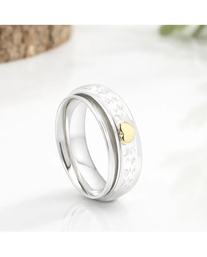 Calming Spinner Ring in 925 Sterling Silver – Meditation & Fidget Jewelry