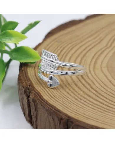 Arrow Heart Ring 925 Sterling Silver - Unique Handmade Jewelry for Love