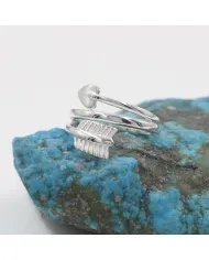 Arrow Heart Ring 925 Sterling Silver - Unique Handmade Jewelry for Love