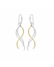 Natural Arizona Turquoise Dangle Earrings - 925 Sterling Silver Jewelry