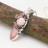 Pink Opal Pendant, Designer Silver Pendant, Garnet Necklace, Charm Pendant, Tourmaline Pendant, Pearl Pendant, Necklaces for Her