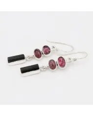 Multi Tourmaline Earrings – Handmade 925 Sterling Silver Jewelry