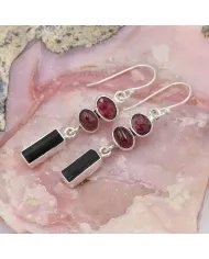 Multi Tourmaline Earrings – Handmade 925 Sterling Silver Jewelry