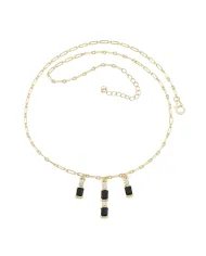 Black Onyx Lotus Pendant - 925 Sterling Silver Handmade Open Petals Design