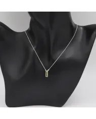 Lemon Quartz Gemstone Pendant – Sterling Silver Necklace for Women