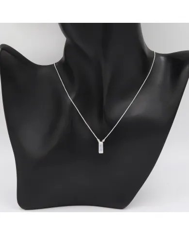 Rainbow Moonstone Pendant - 925 Sterling Silver Necklace for Women